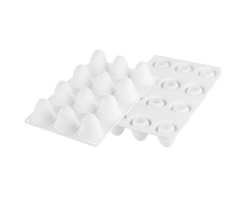 Силіконова форма Silikomart Egg30 Яйце, 12 осередків 34х47 мм